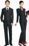藏青航空男女工作西装 WS 35 空姐职业套装西服现货批量可开发票