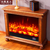 欧式实木壁炉电视柜 小户型简约简欧壁炉LED仿真火焰装饰取暖炉芯