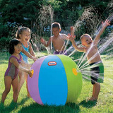 沙滩球海滩球 充气喷水球儿童小孩加厚戏水球宝宝玩具球充气气球