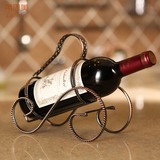 时尚个性三轮车不锈钢红酒架创意摆设葡萄酒架欧式酒架摆件铁艺