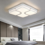 现代简约正方形LED吸顶灯创意大厅灯具卧室灯浪漫温馨大气客厅灯