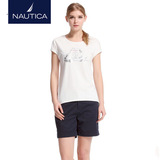 nautica/诺帝卡女装 2015夏季 短袖圆领T恤 52KC05