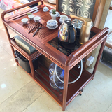 金灶KW-6300小茶桌带轮可移动整套茶具茶艺车工夫茶桌茶水车黑檀