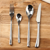 月光系列 欧式西餐餐具套装 不锈钢刀叉勺三件套加厚牛排刀叉餐具