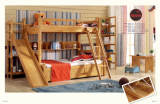 迪世乐园橡木全实木儿童家具子母床上下床双层床SD509