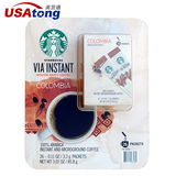 STARBUCKS/星巴克哥伦比亚速溶咖啡粉26条装 美国原装进口袋装