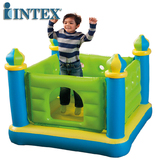 正品美国intex48257家用小型室内儿童玩具充气跳跳床城堡蹦蹦床