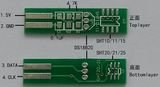 温湿度传感器 SHT10/11/15 SHT20/21/25 DS18B20 三合一电路板