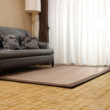 卧室地垫客厅棉麻环保地毯包邮 日式榻榻米夏季新型冷感100%全棉