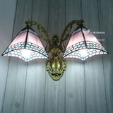 蒂凡尼简约实用时尚欧式壁灯 镜前床头卧室客厅灯 双头壁灯