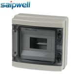斯普威尔8回路防水开关盒塑料透明盖空开箱模数化插座箱配电箱