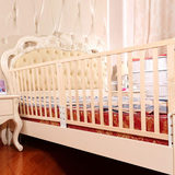婴儿童安全床护栏1.8米宝宝防护栏2米大床围栏床栏实木第三代