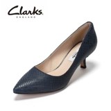 clarks正装女鞋 Aquifer Soda 尖头 中跟舒适单鞋 小高跟鞋16新品