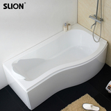 两用小型浴缸成人浴盆浴池家用1.71.5米狮林亚克力淋浴浴缸独立式