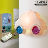 LAMPDA韩国正品LED男孩卡通可爱小汽车壁灯卧室儿童房床头夜燈