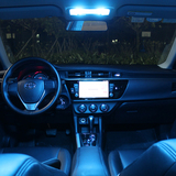 丰田卡罗拉雷凌威驰花冠RAV4锐志凯美瑞改装LED阅读灯内饰氛围灯