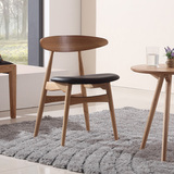 高档时尚新款餐椅 高端木材水曲柳餐台配套 实木凳子 包邮 Y21