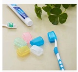 便携式牙刷头套 旅行洗漱牙刷盒牙刷头保护套卫生防菌五个装