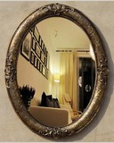 欧式浴室镜子壁挂镜卫生间镜仿古卫浴玄关装饰镜发廊镜化妆镜子