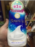 日本代购cow牛乳石碱bouncia美肌保湿沐浴露浓密泡沫乳滋润牛奶