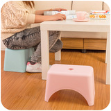 居家家 包邮日式创意时尚塑料小凳子 儿童凳子洗浴凳换鞋凳小板凳