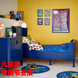 宜家代购IKEA 布松纳可加长型儿童床实木床 长度可调