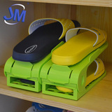 包邮JM可调节双层立体鞋架子塑料收纳鞋架鞋托无毒环保2个装