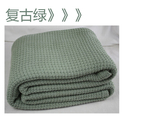 厂家直销纯棉线毯春秋空调休闲毯毛巾被床单盖毯沙发毯外贸原单