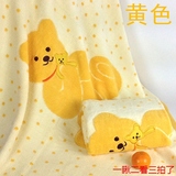 正方形 纯棉卡通 加大加厚婴儿童宝宝可爱浴巾童被毛巾被特价包邮