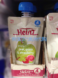 【澳洲直邮】Heinz婴儿辅食 梨番石榴草莓混合果泥 4个月 120g