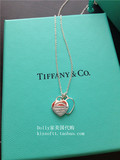 【美国直邮代购】蒂芙尼/Tiffany double heart双心珐琅银项链