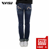 【授权正品】5.3折 潮牌EVISU 女式牛仔裤 小M 福神 吊牌价1590