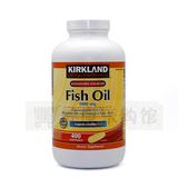 美国直邮Kirkland Signature Fish Oil天然深海鱼油浓缩胶囊400粒