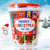 日本进口 松尾多彩圣诞杯6味杂锦夹心巧克力40枚入新年货限量版