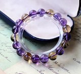 玻利维亚天然紫黄晶随行手链 紫黄晶 调和关系 增进感情