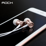 ROCK/洛克 RAU0511手机耳机入耳式 小米三星线控带麦语音通话通用