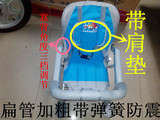 减震加厚宝宝车座自行车折叠车电动车后置座椅小孩儿童车坐椅雨棚