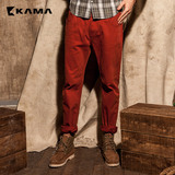 卡玛KAMA 装新款男装 时尚水洗工装休闲裤男长裤 2115312
