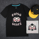 Bushmills2015新款夏季日系潮牌福神短袖T恤青少年男女半袖t恤