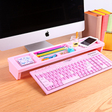 特价电脑键盘置物架多功能办公桌面收纳架整理架创意装饰架隔板