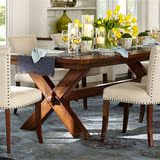美式复古实木餐桌椅组合小户型长方形饭桌吃饭桌子洽谈桌椅可定制
