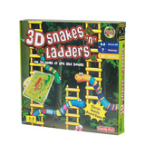 包邮 亲子互动3D蛇与梯子趣味 蛇棋飞行棋益智玩具棋类亲子游戏