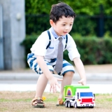 车清扫工程车垃圾车清洁车环卫车儿童玩具汽车力利大号惯性模型