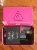 韩国代购 3CE 7支化妆刷套装铁盒 彩妆刷子套刷 粉色 初学者现货