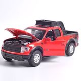 福特猛禽皮卡车模型 儿童合金玩具车 丰田坦途132声光回力小汽车