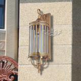 全铜户外壁灯高档别墅门厅阳台室外庭院灯美式防水壁灯纯铜灯具