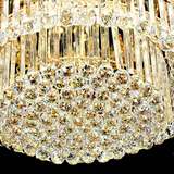 水晶灯客厅 圆形LED吸顶灯大气欧式餐厅卧室灯具80CM 1 1.2 1.5米