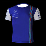 F1车迷威廉姆斯车队赛车服t恤男士摩托机车红牛机车汽车服骑行服