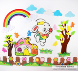 幼儿园装饰组合童房教室黑板报DIY环境布置创意主题墙贴动物世界