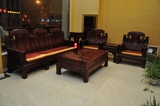 东阳红木仿古客厅沙发 非洲酸枝木如意大款沙发组合 明清古典家具